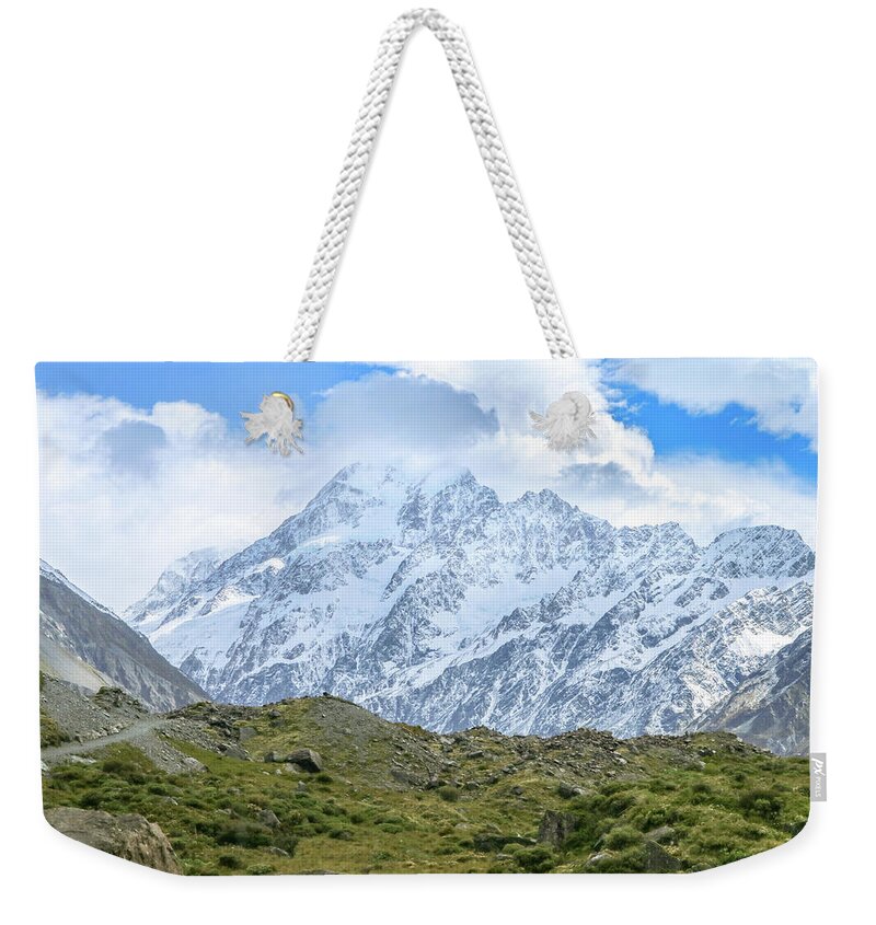 Mount Cook Weekender Tote Bag featuring the photograph Mount Cook ,New Zealand by Pla Gallery