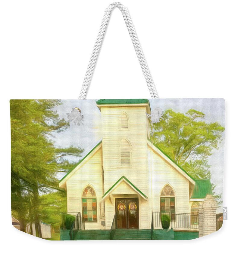 Wilmington Weekender Tote Bag featuring the photograph Mount Pilgrim Painted by John Kirkland