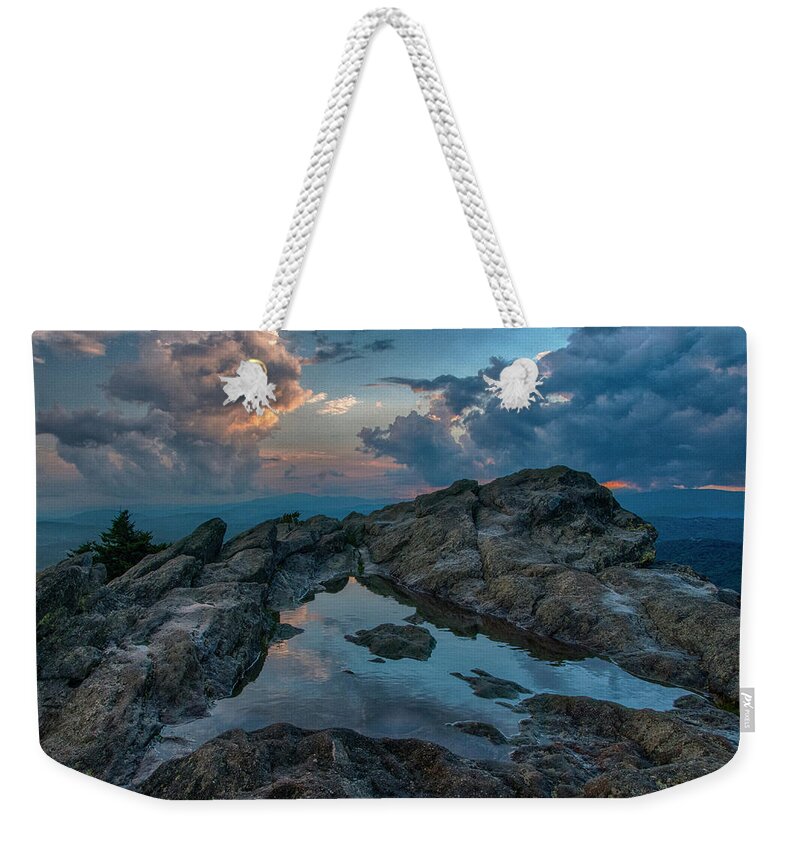 Blue Ridge Mountains Weekender Tote Bag featuring the photograph Mountain Evening by Melissa Southern