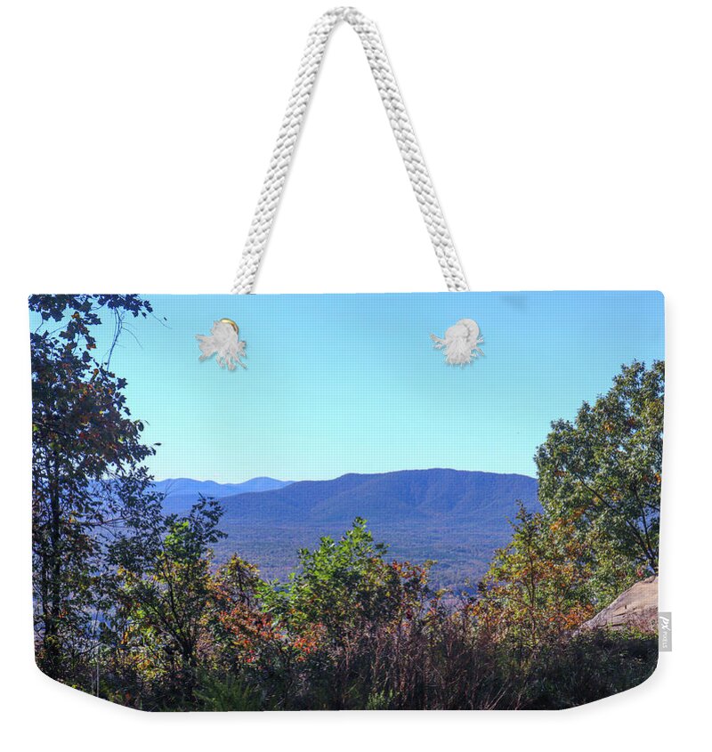 Mountains Weekender Tote Bag featuring the photograph Mountain To Mountain by Ed Williams