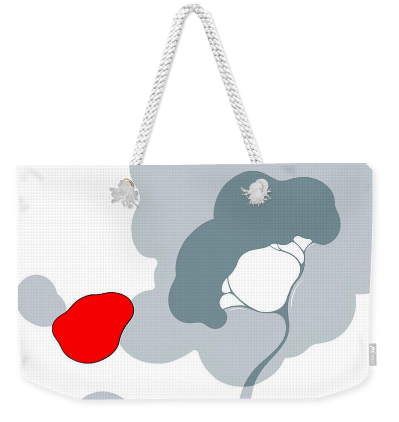 Tree Weekender Tote Bag featuring the digital art Mourning Wood by Craig Tilley