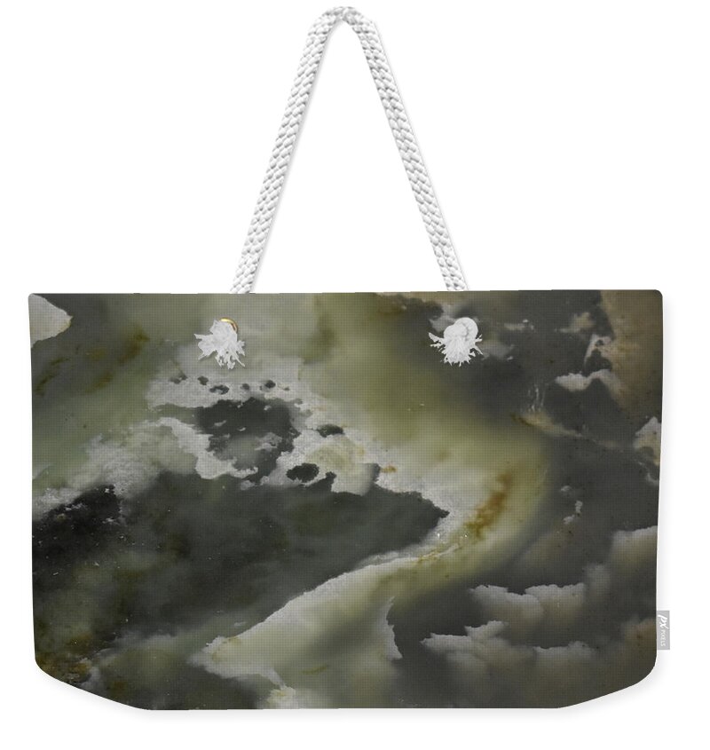 Art In A Rock Weekender Tote Bag featuring the photograph Mr1029d by Art in a Rock