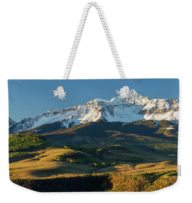 Weekender Tote Bag featuring the photograph Mt. Willson Colorado by Wesley Aston