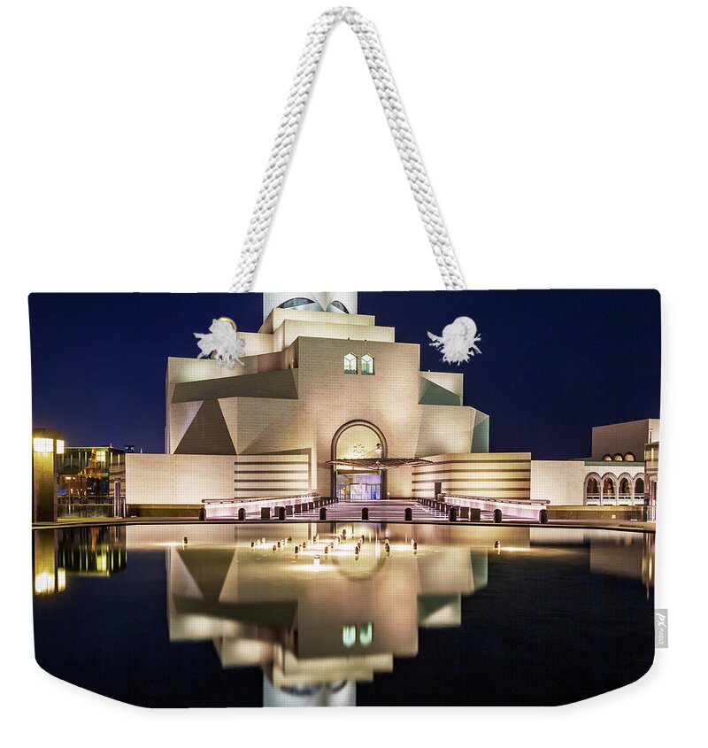 Doha Weekender Tote Bag featuring the photograph Museum of Islamic Art - Doha by Alex Mironyuk