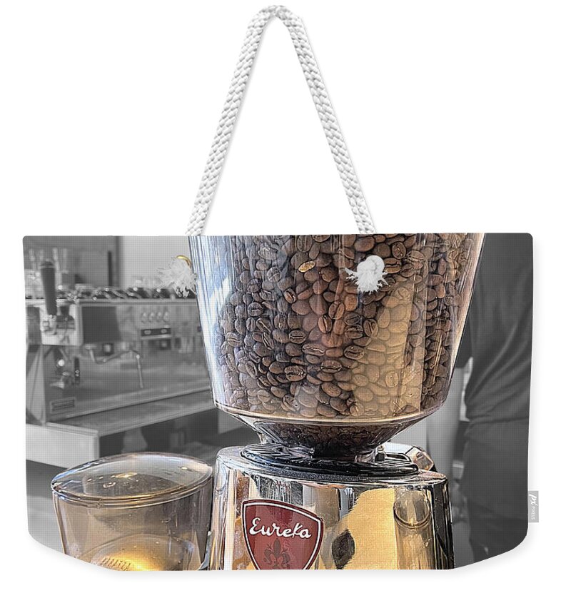 Coffee Weekender Tote Bag featuring the photograph My Breakfast of Choice 1 by Lee Darnell