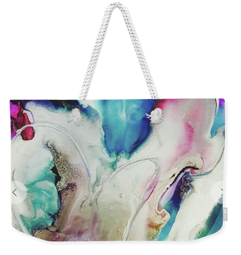 Valentine’s Day Weekender Tote Bag featuring the painting My Heart by Tommy McDonell