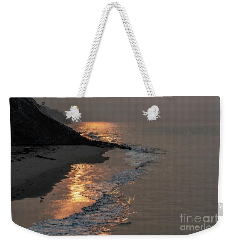 Sea Weekender Tote Bag featuring the photograph End of Summer Shimmer by Jeff Hubbard