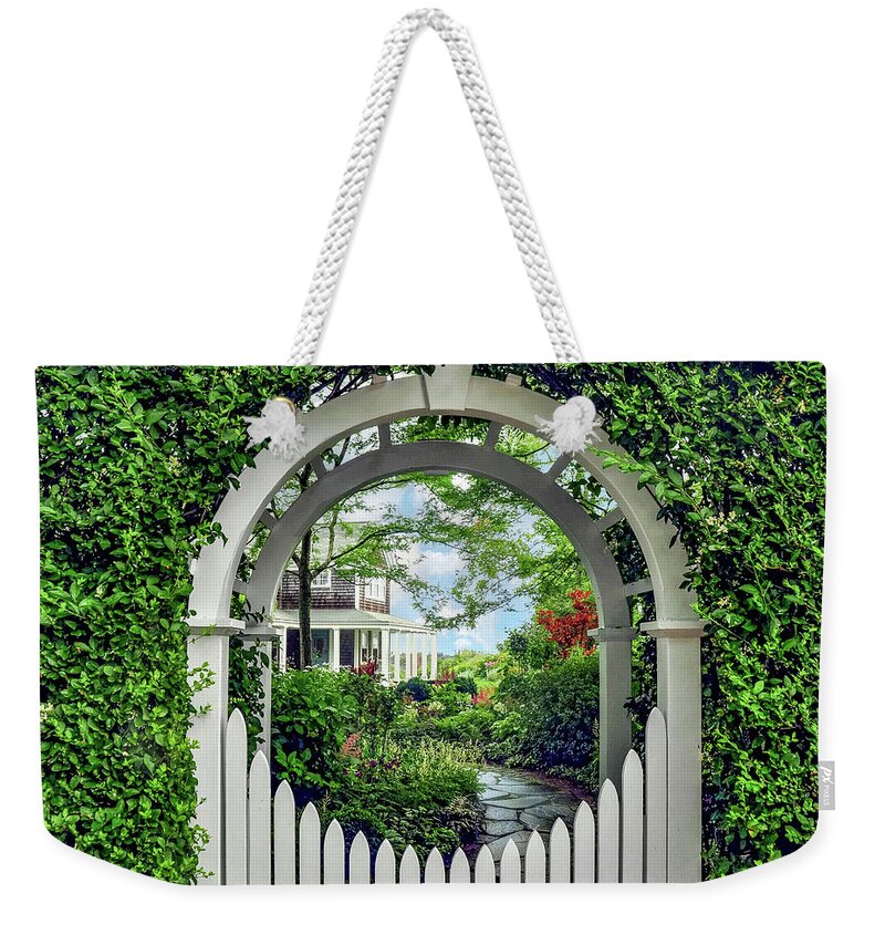 Nantucket Weekender Tote Bag featuring the photograph Nantucket #15 by Mitchell R Grosky
