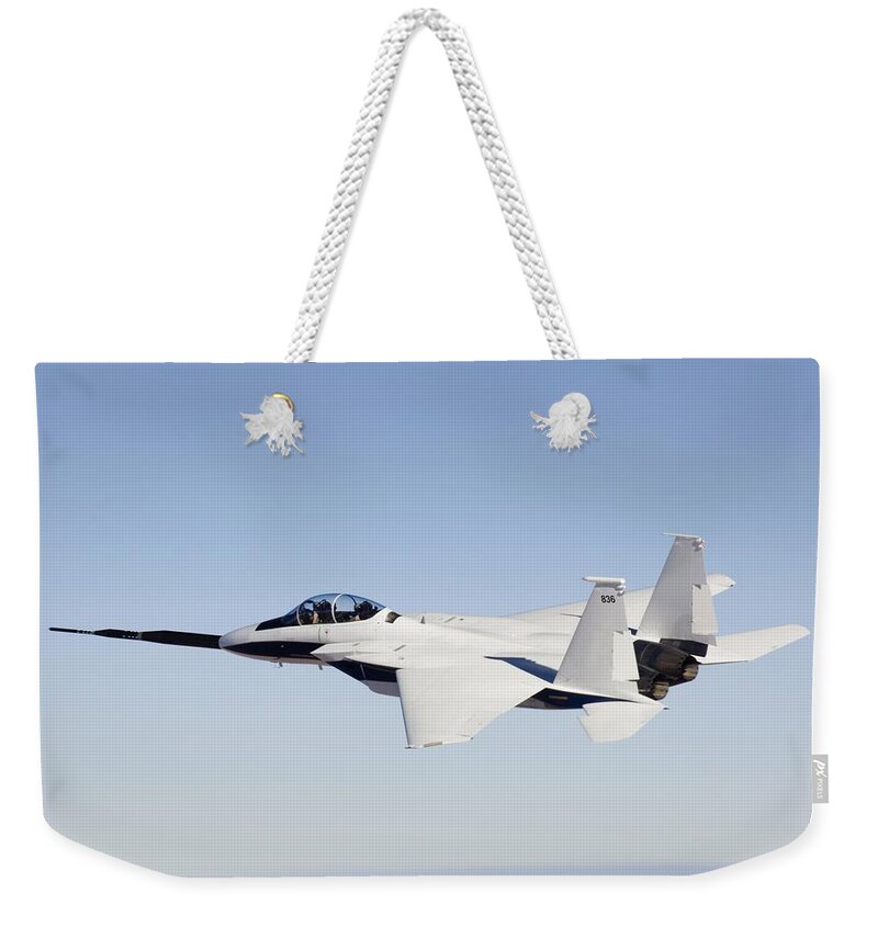 F-15 Aircraft Framed Weekender Tote Bags
