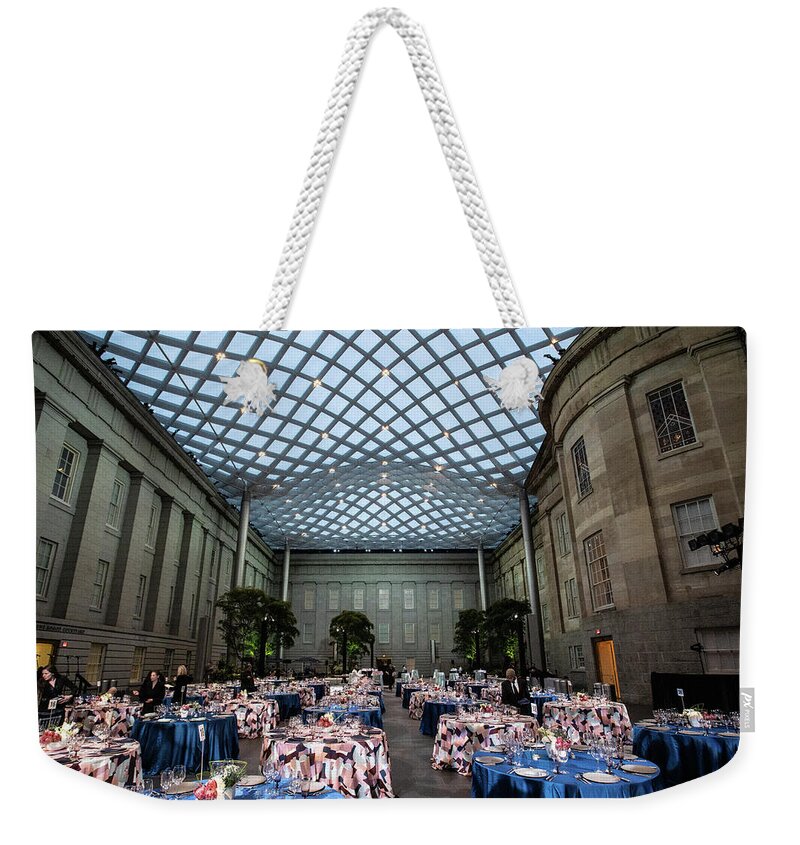 Canon Mirrorless Weekender Tote Bag featuring the photograph National Portrait Gallery and reception by John McGraw