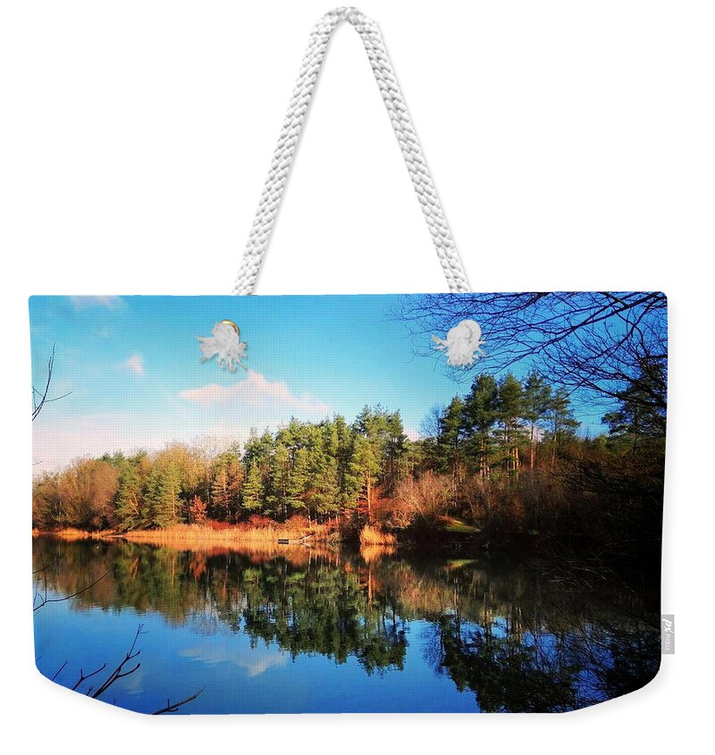  Weekender Tote Bag featuring the digital art Natur Mood by Dream Catcher