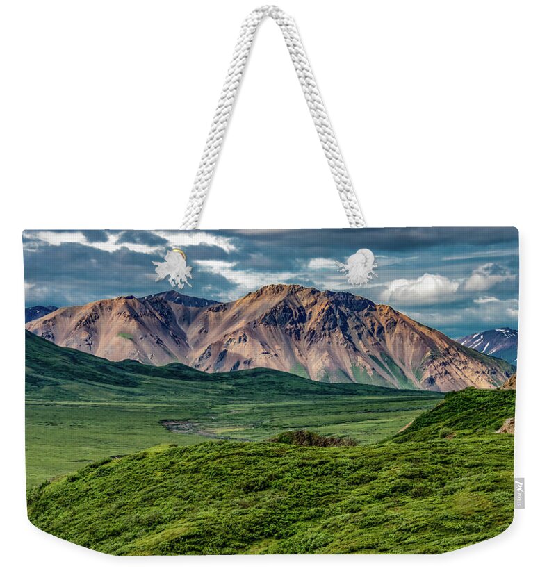 Denali National Park Weekender Tote Bag featuring the photograph Naturally Denali by Marcy Wielfaert