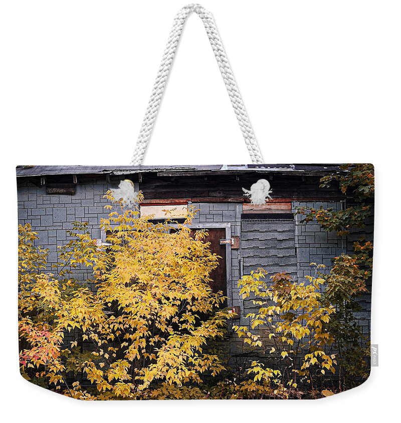 Abandoned Weekender Tote Bag featuring the photograph Needs Maintenance by Linda McRae