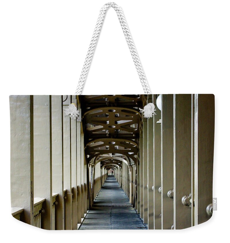 Arch Weekender Tote Bag featuring the photograph Never ending arches by Average Images