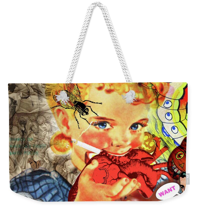Heart Weekender Tote Bag featuring the photograph Never Enough by Perry Hoffman