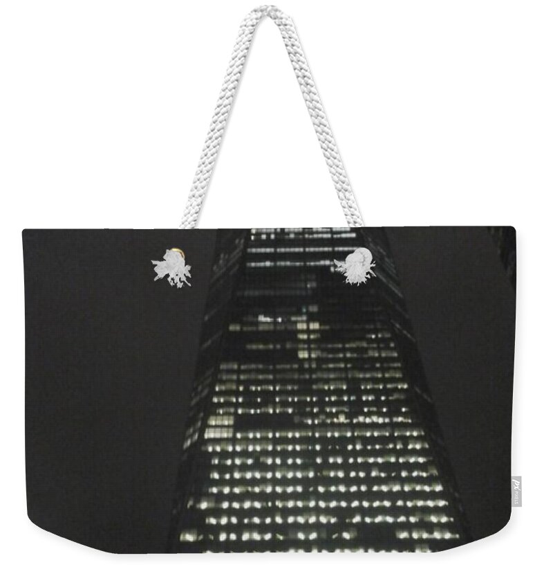 Nyc Weekender Tote Bag featuring the photograph New York at Night by Joe Roache