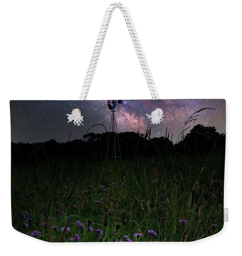 Wildflowers Weekender Tote Bag featuring the photograph Night Blooms by Bill Wakeley