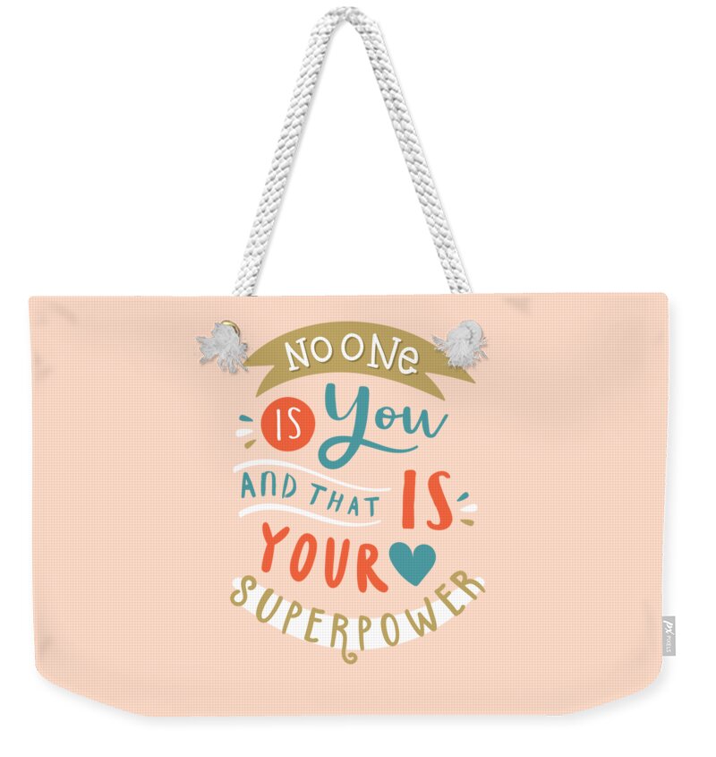 No one is you and that is your superpower | Zipper Pouch