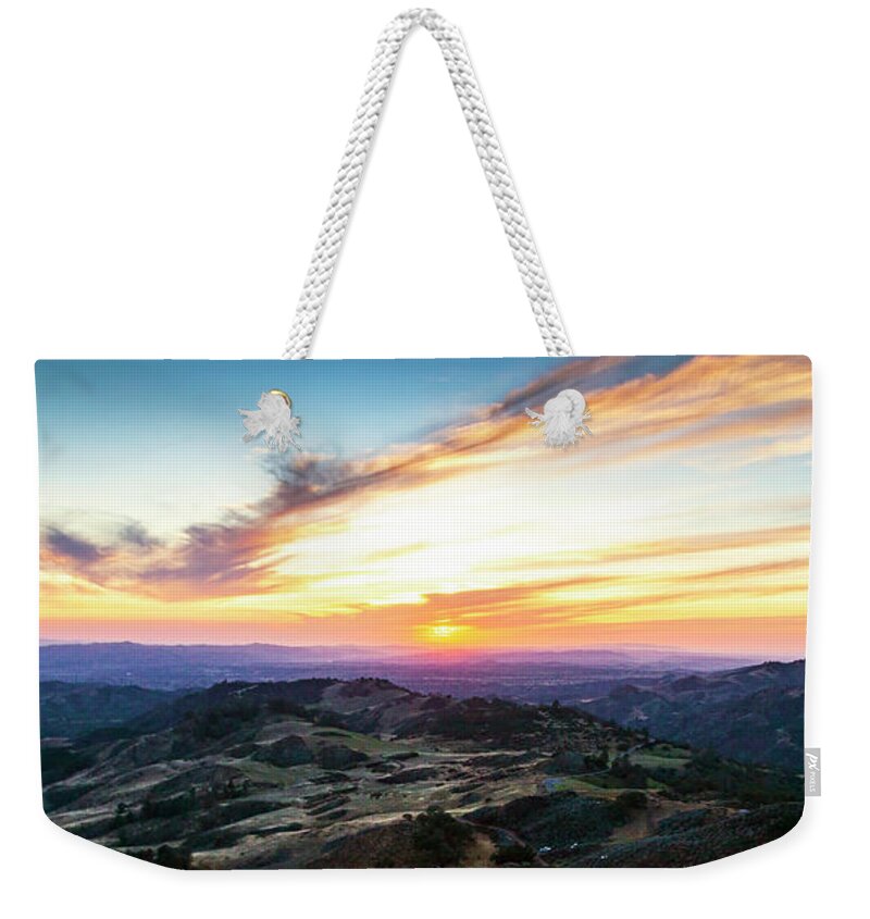 Santa Ynez Valley Weekender Tote Bag featuring the photograph No Place Like Home by Ryan Huebel