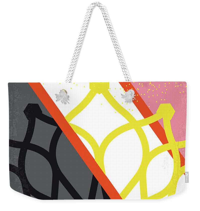 Drop Dead Gorgeous Weekender Tote Bag featuring the digital art No1123 My Drop Dead Gorgeous minimal movie poster by Chungkong Art