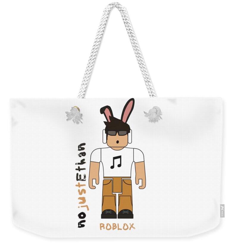 Nojustethan Roblox No Just Ethan Weekender Tote Bag For Sale By Matifreitas123 - roblox ethan transparent