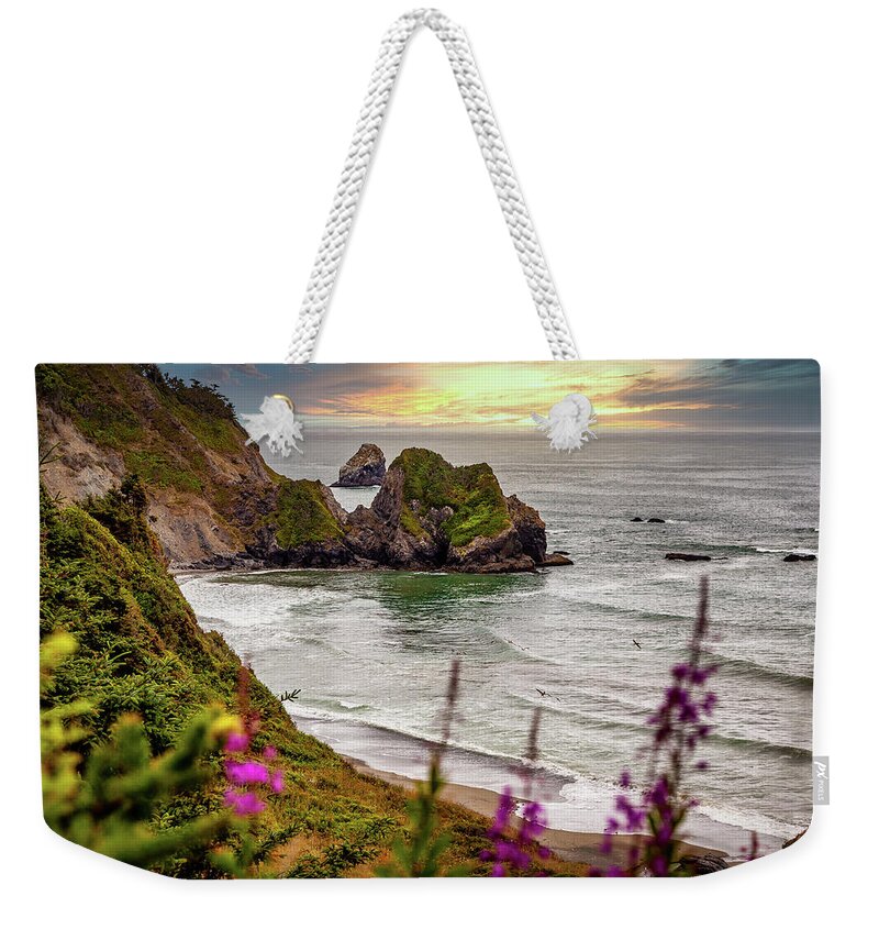 California Weekender Tote Bag featuring the photograph Northern California Sunset by Bradley Morris