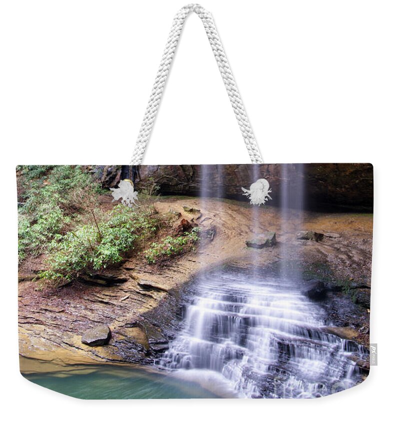 Northrup Falls Weekender Tote Bag featuring the photograph Northrup Falls 21 by Phil Perkins