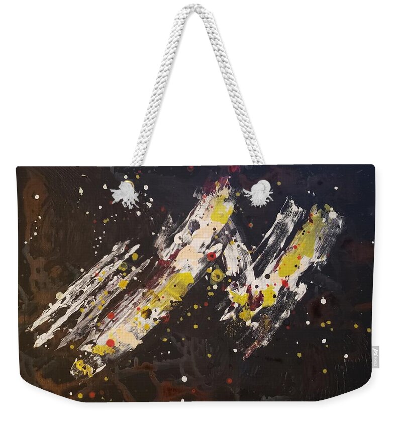  Weekender Tote Bag featuring the painting Nuance by Samantha Latterner