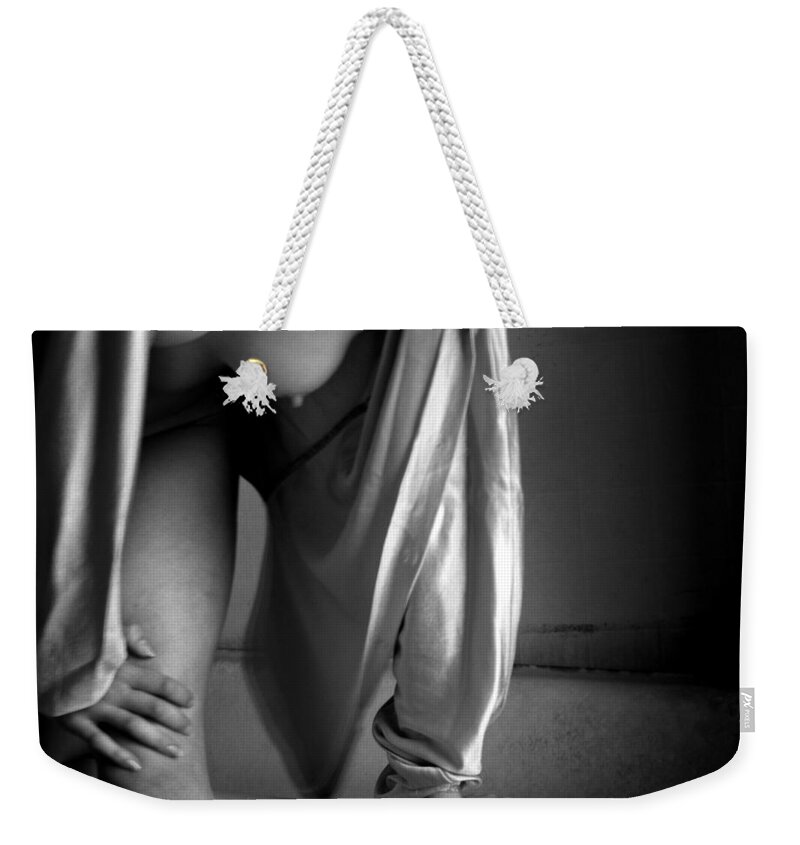 Photography Weekender Tote Bag featuring the photograph Nude and Tub by Frederic A Reinecke