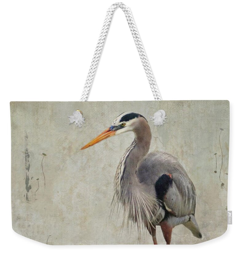 Bird Weekender Tote Bag featuring the photograph Numachi by Karen Lynch