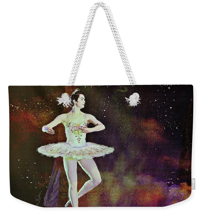 Ballerina Weekender Tote Bag featuring the photograph Nutcracker_Kayla Cassaboon by Craig J Satterlee