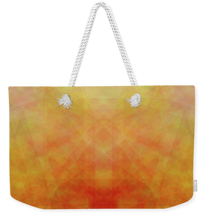  Weekender Tote Bag featuring the digital art E 3l 20d by Primary Design Co