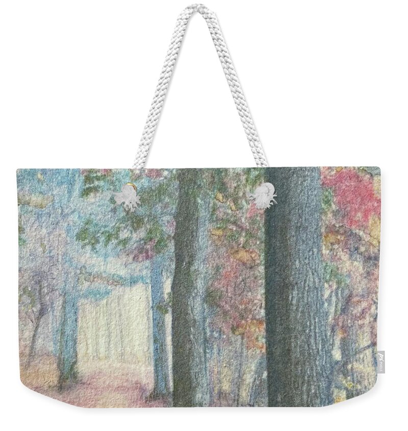 William O'brien State Park Weekender Tote Bag featuring the painting O'Brien by Cara Frafjord