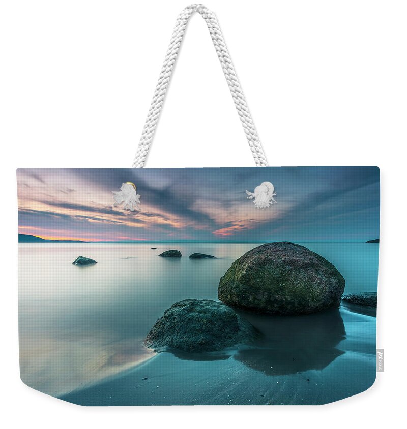 Dusk Weekender Tote Bag featuring the photograph Observers by Evgeni Dinev