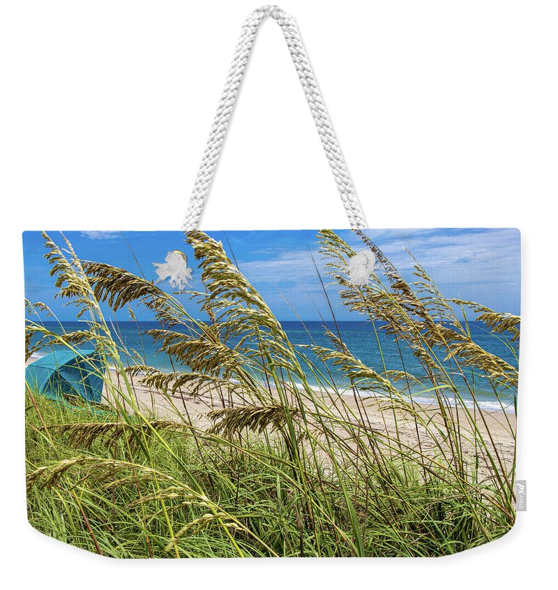 Beach Dune Weekender Tote Bag featuring the photograph Ocean Beach Dunes by Blair Damson