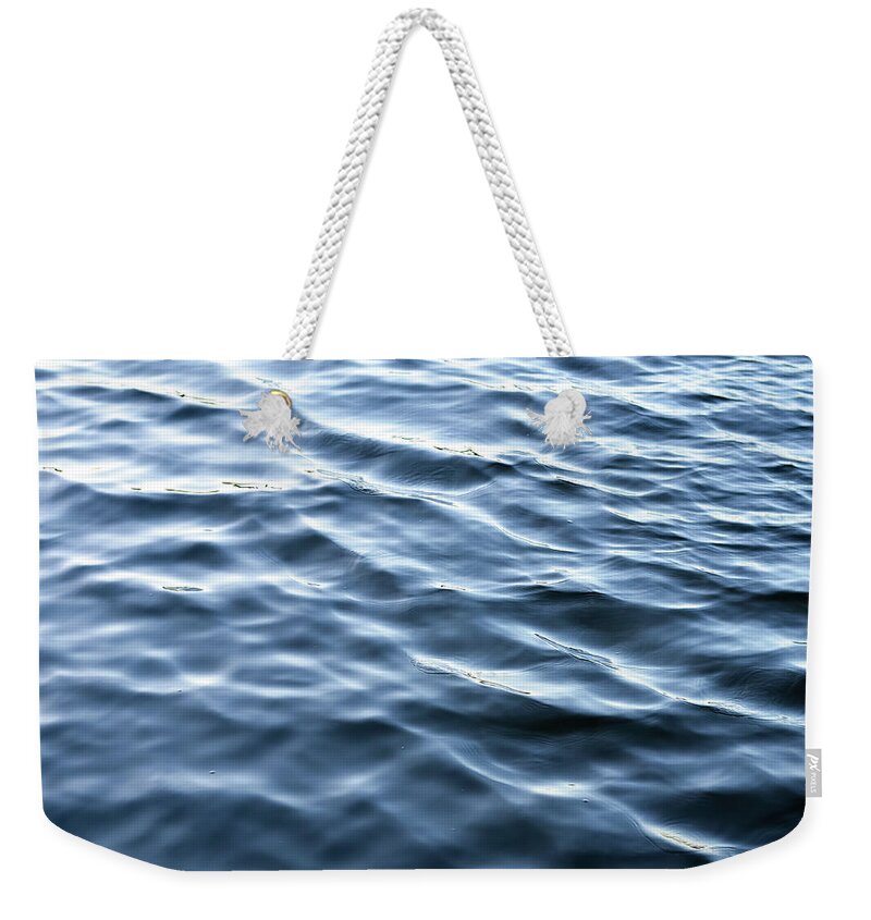 Ocean Weekender Tote Bag featuring the photograph Ocean Minimalist by Laura Fasulo