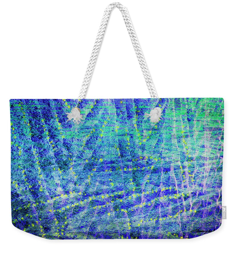 Color Weekender Tote Bag featuring the photograph Ocean Shallows by Alan Hausenflock