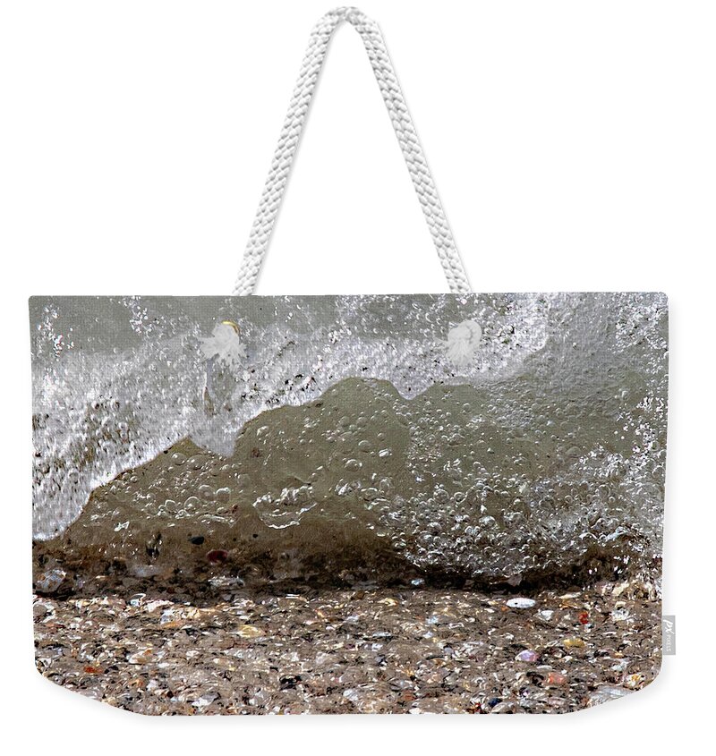 Ocean Weekender Tote Bag featuring the photograph Ocean Surf by Dart Humeston