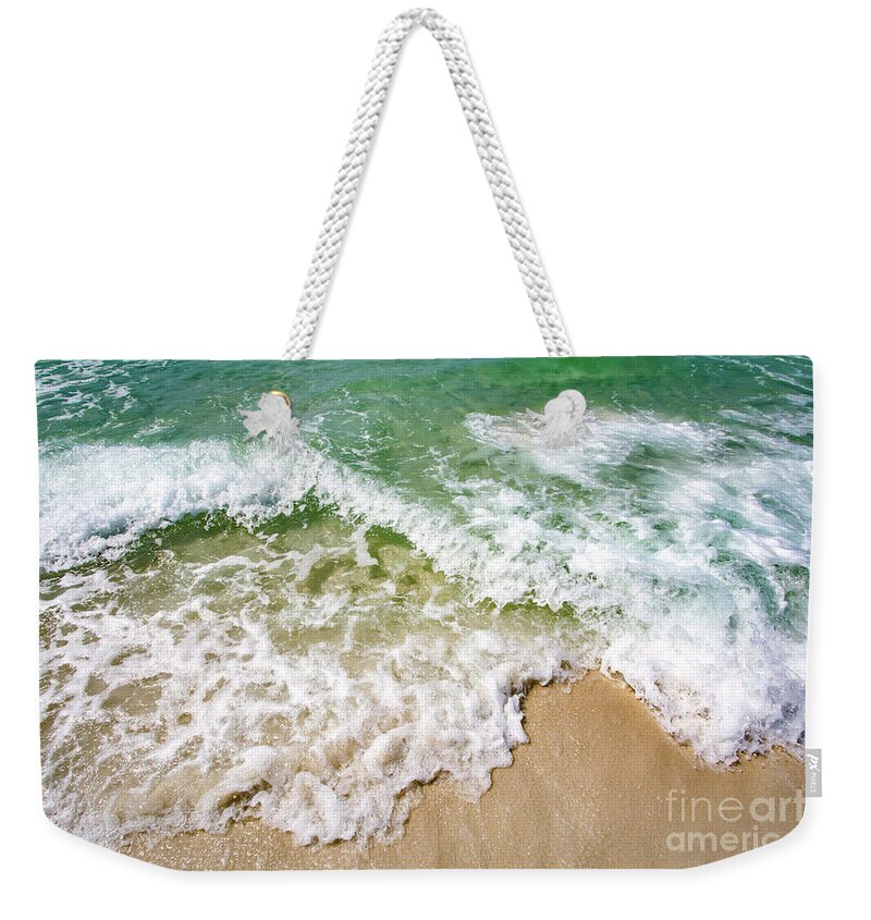 Beach Weekender Tote Bag featuring the photograph Ocean Waves by Beachtown Views