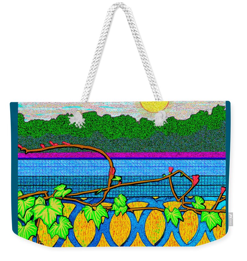 Macon Weekender Tote Bag featuring the digital art Ocmulgee Growth 2 by Rod Whyte