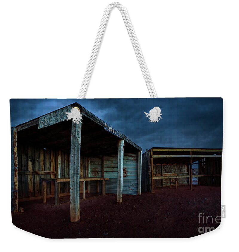 Storefronts Weekender Tote Bag featuring the photograph Off Season by Doug Sturgess