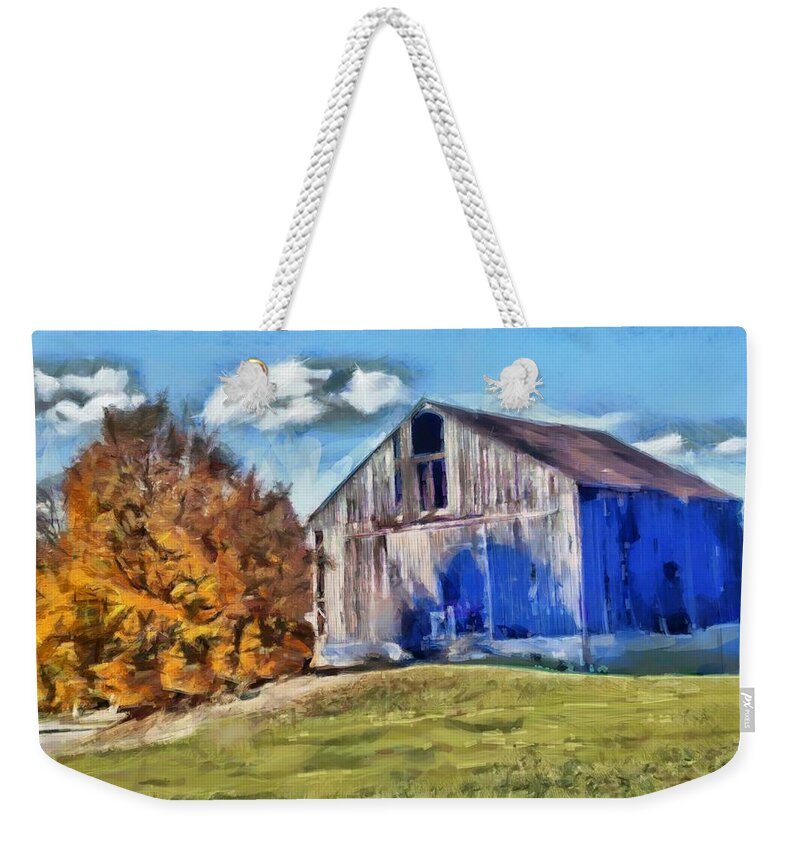 Barn Weekender Tote Bag featuring the photograph Old Barn 2020 by Christopher Reed