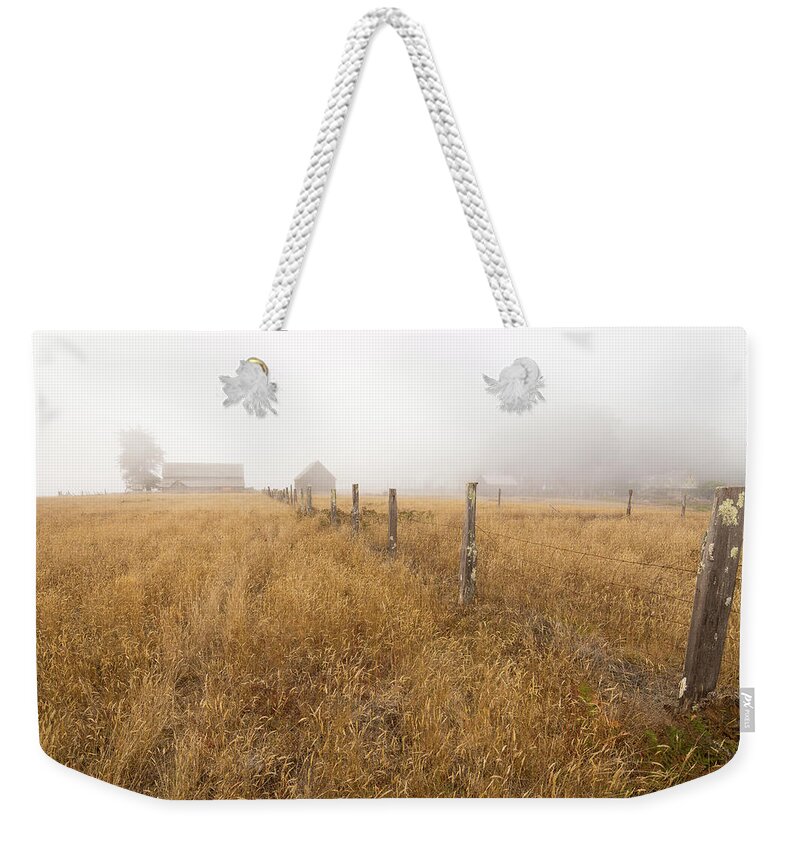 Abandoned Weekender Tote Bag featuring the photograph Old cattle ranch by Mike Fusaro