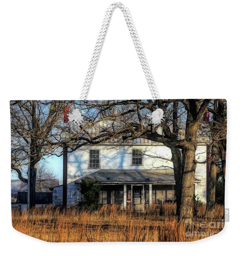 Farm Weekender Tote Bag featuring the photograph Old Farm Homestead by Amy Dundon