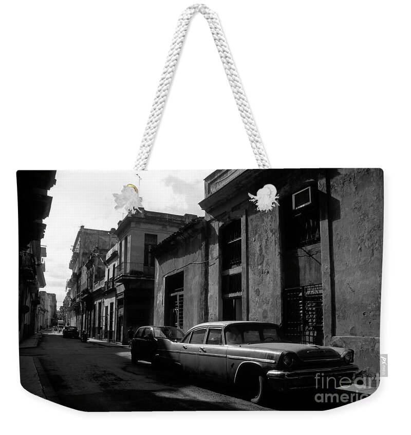 Cuba Weekender Tote Bag featuring the photograph Old Havana by James Brunker