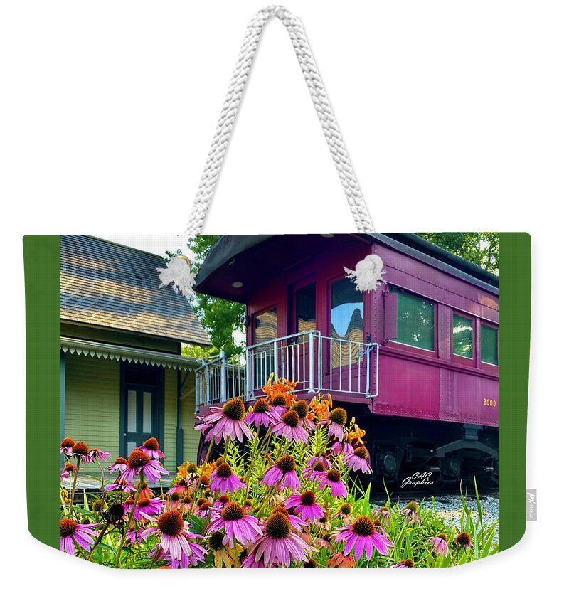 Train Weekender Tote Bag featuring the photograph Old Train Depot 2 by CAC Graphics