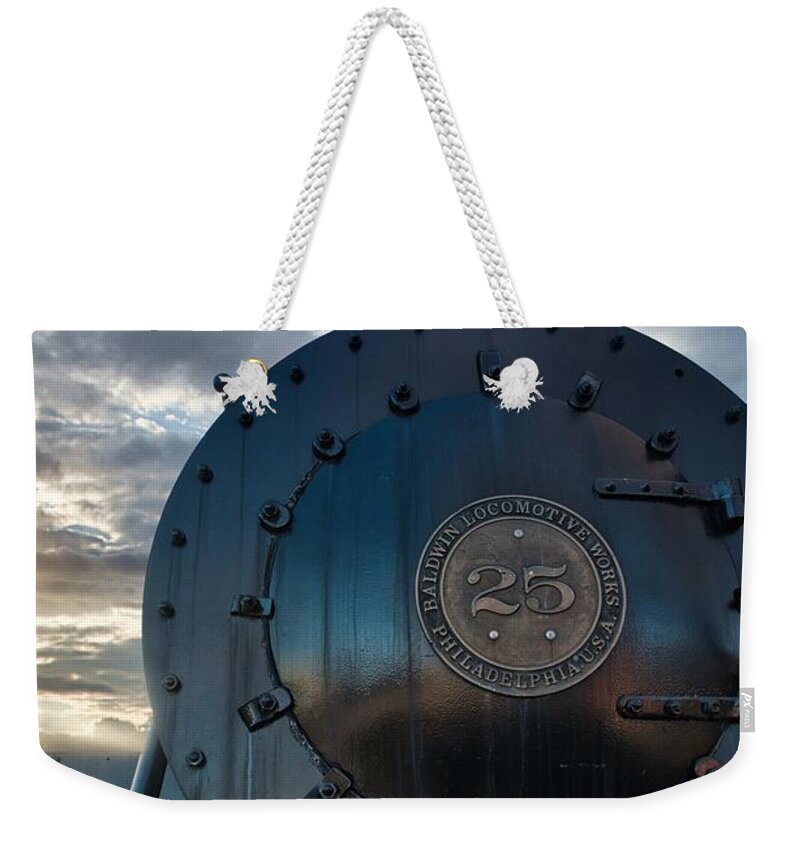 Old Two Spot Weekender Tote Bag featuring the digital art Old Two Spot Baldwin Number 25 Arizona by Mark Valentine