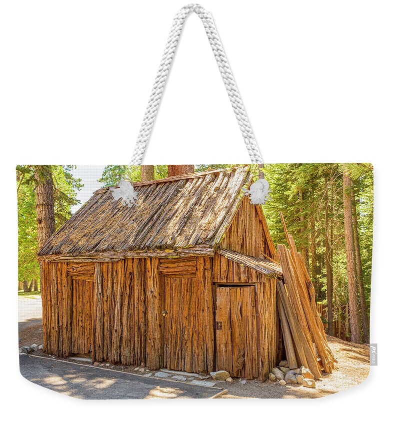 Shed Weekender Tote Bag featuring the photograph Old Wooden Shed by Randy Bradley
