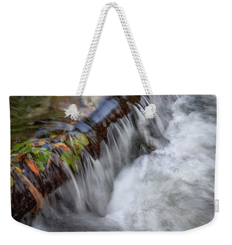 Olema Creek Weekender Tote Bag featuring the photograph Olema Creek, West Marin by Donald Kinney