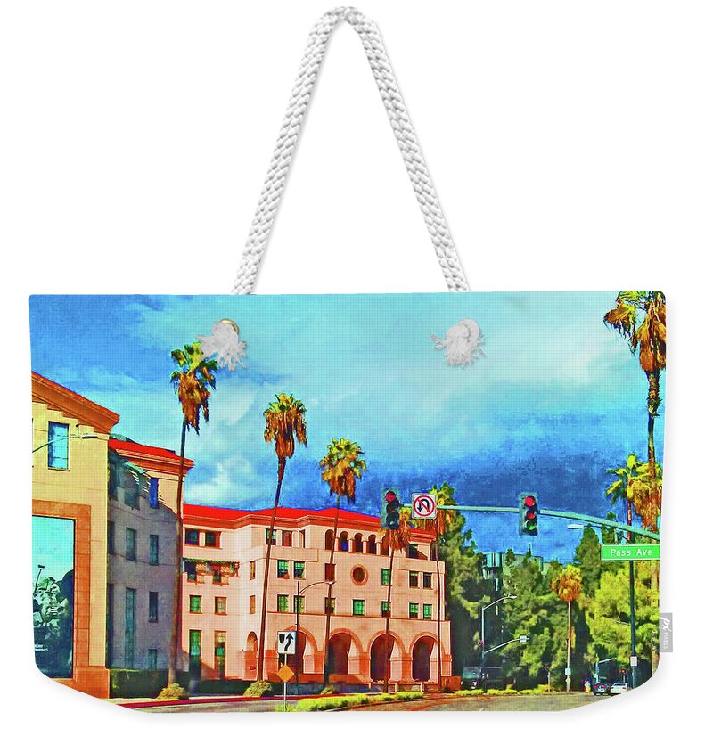 Street Weekender Tote Bag featuring the photograph Olive Avenue by Andrew Lawrence